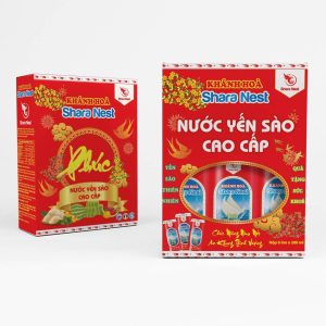 Nước yến lon hộp Xuân Sharanest (hộp 6 lon CAO)