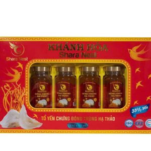 Tổ yến Đông Trùng Hạ Thảo 35% yến chai 150ml Hộp quà