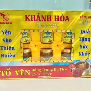 Tổ yến chưng Đông Trùng Hạ Thảo 35% Hộp quà