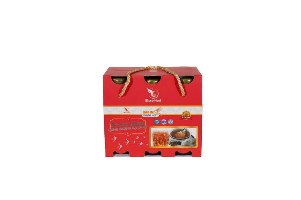Tổ yến Đông Trùng Hạ Thảo 35% yến Xách chai 180ml